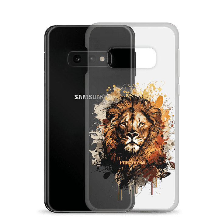 Lion's Courage Samsung® Clear Case product image (24)