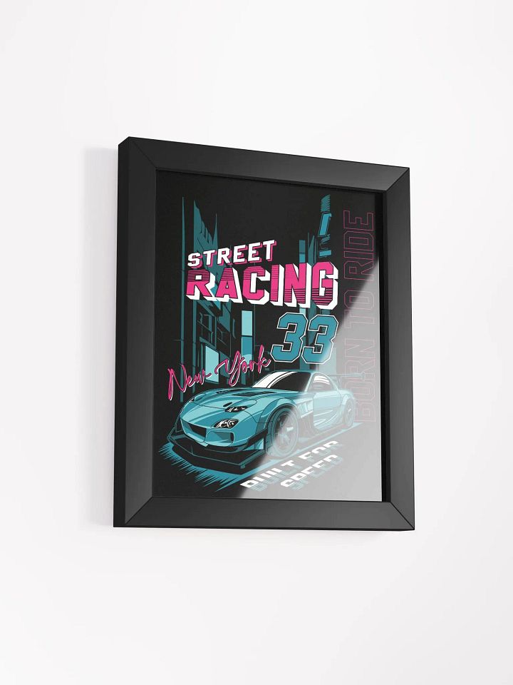 Street Racing Framed Matte Poster product image (37)