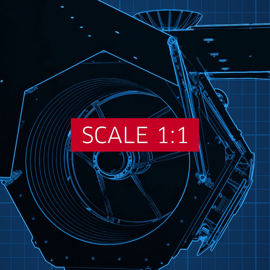 Nancy Grace Roman Telescope Blueprint Poster — NASA NGRST Space Print product image (4)