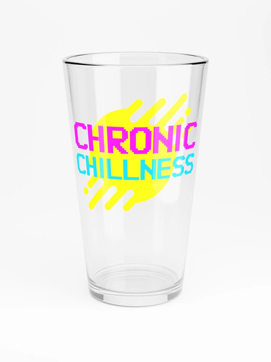 Chronic Chillness pint glass product image (3)