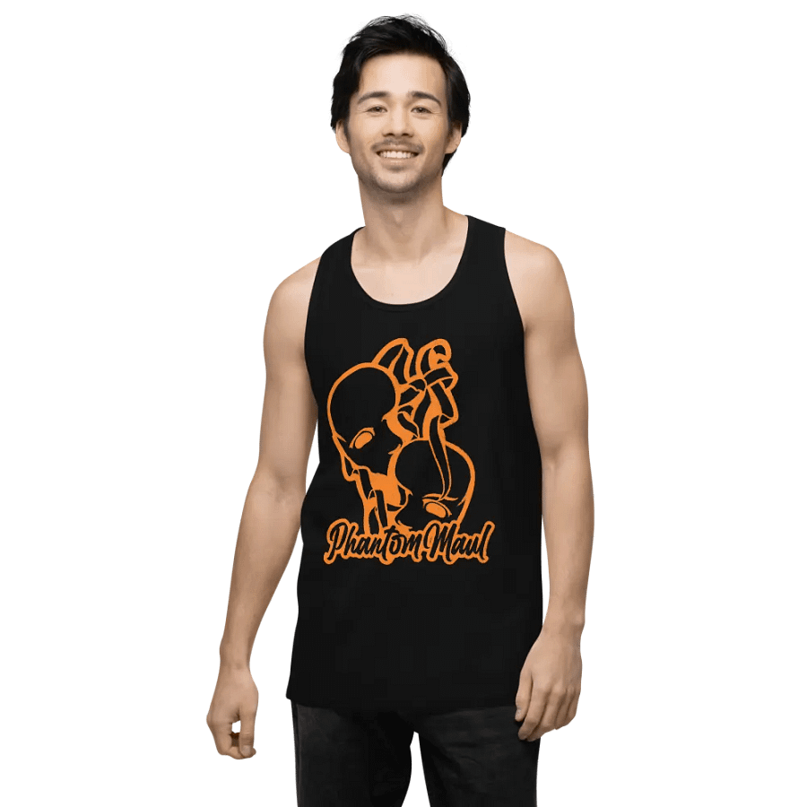 Orange Big Logo Men's Tank Top product image (16)