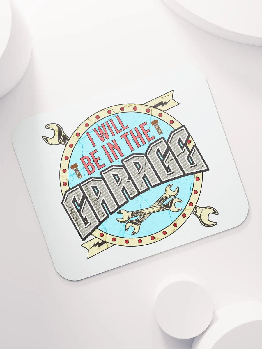 I Will Be In The Garage Vibes Mouse Pad product image (5)