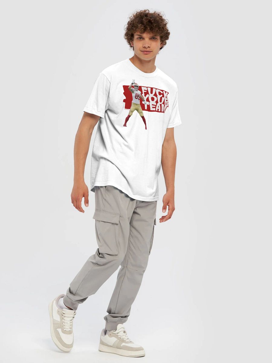 San Francisco 49ers Kittle First Down FYT F*CK YOUR TEAM Football Player T-Shirt product image (7)