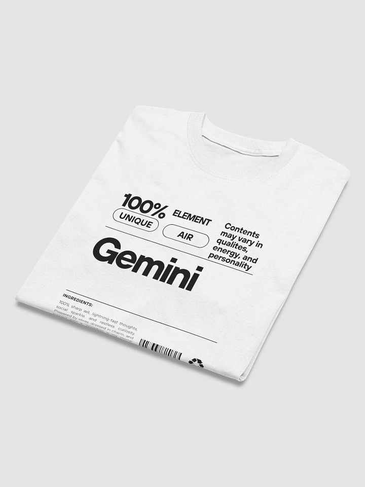 Two sides. One unstoppable vibe Gemini T-shirt product image (2)