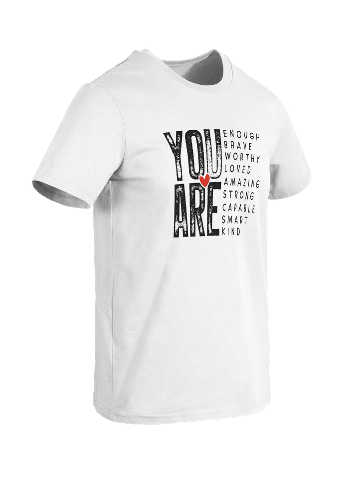 “You Are Enough” Affirmation Tee – Organic Cotton Unisex T-Shirt product image (14)