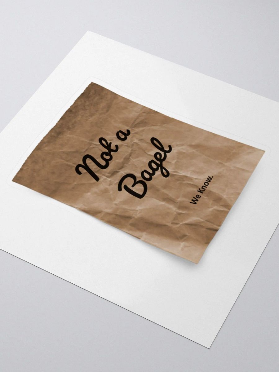 Not a Bagel Sticker product image (3)