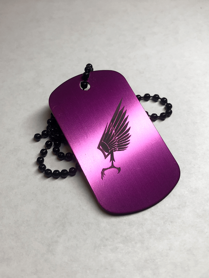PERFECTION - Engraved Dog Tag Pendant Necklace product image (2)