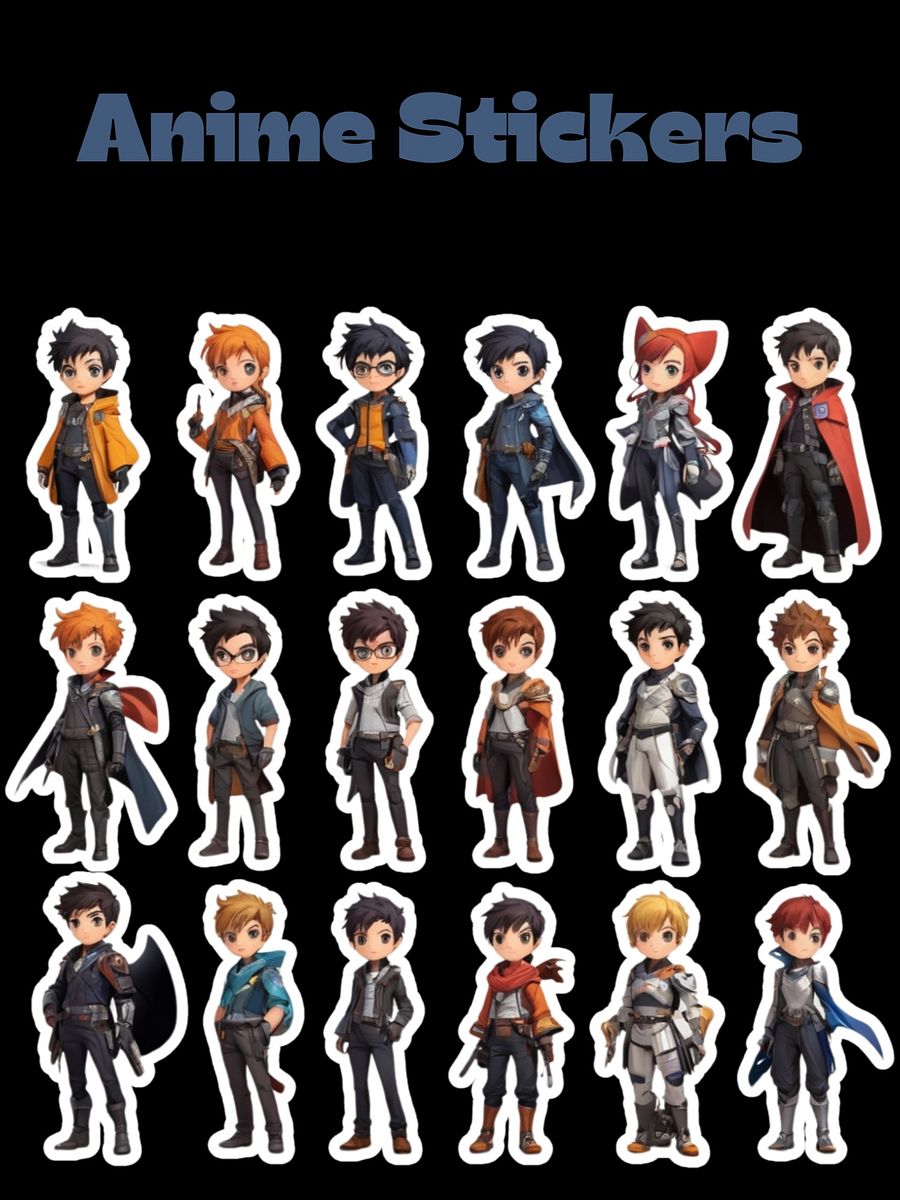 anime sticker sheet product image (4)