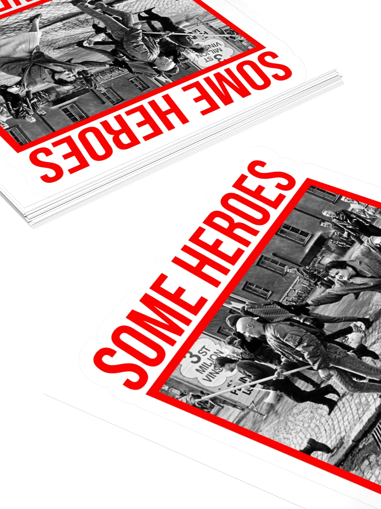 FUTILE DEVICE: SOME HEROES USE HANDBAGS (STICKER) product image (10)