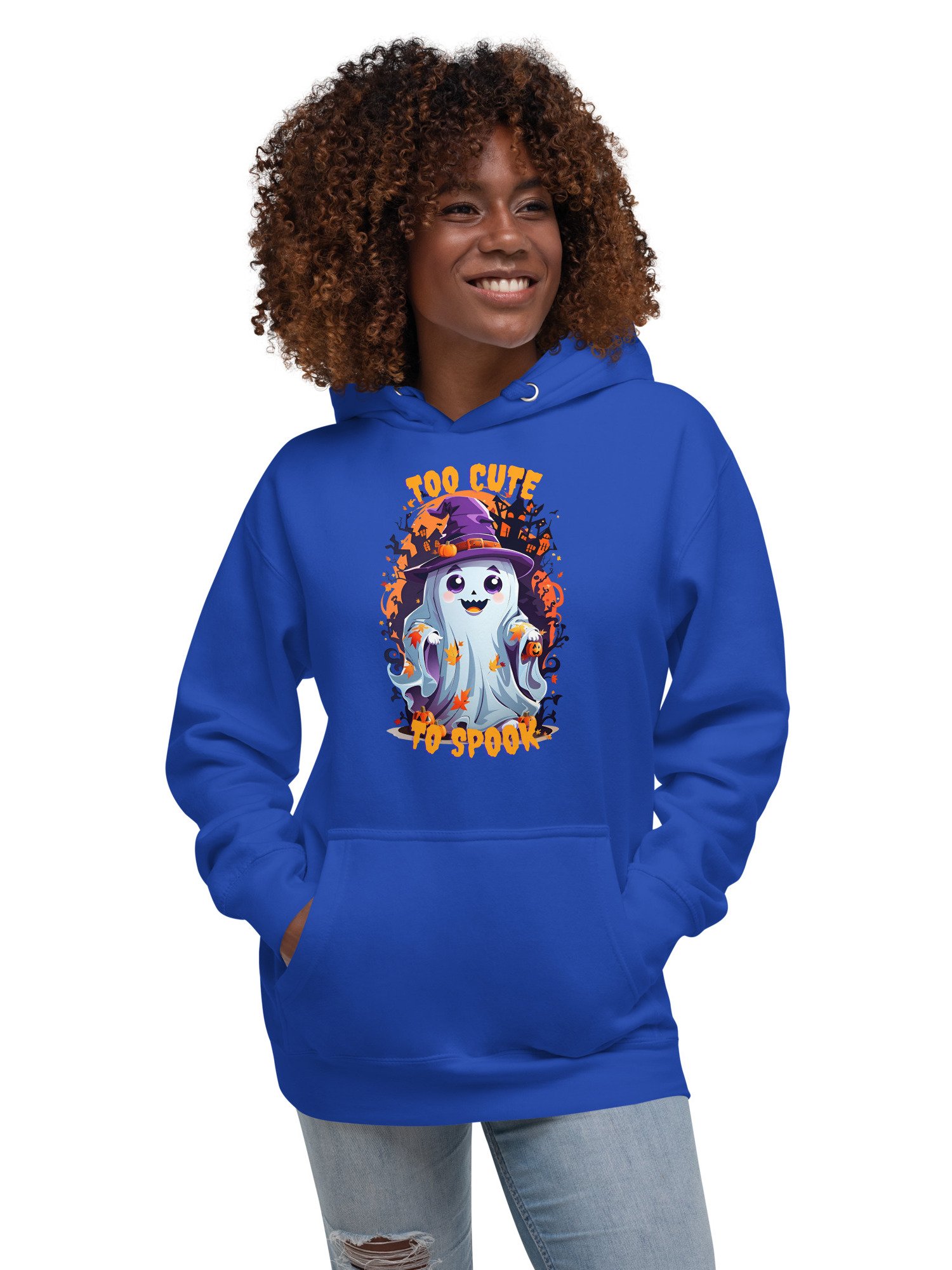 Cute Ghost Halloween Hoodie | Too Cute to Spook product image (55)