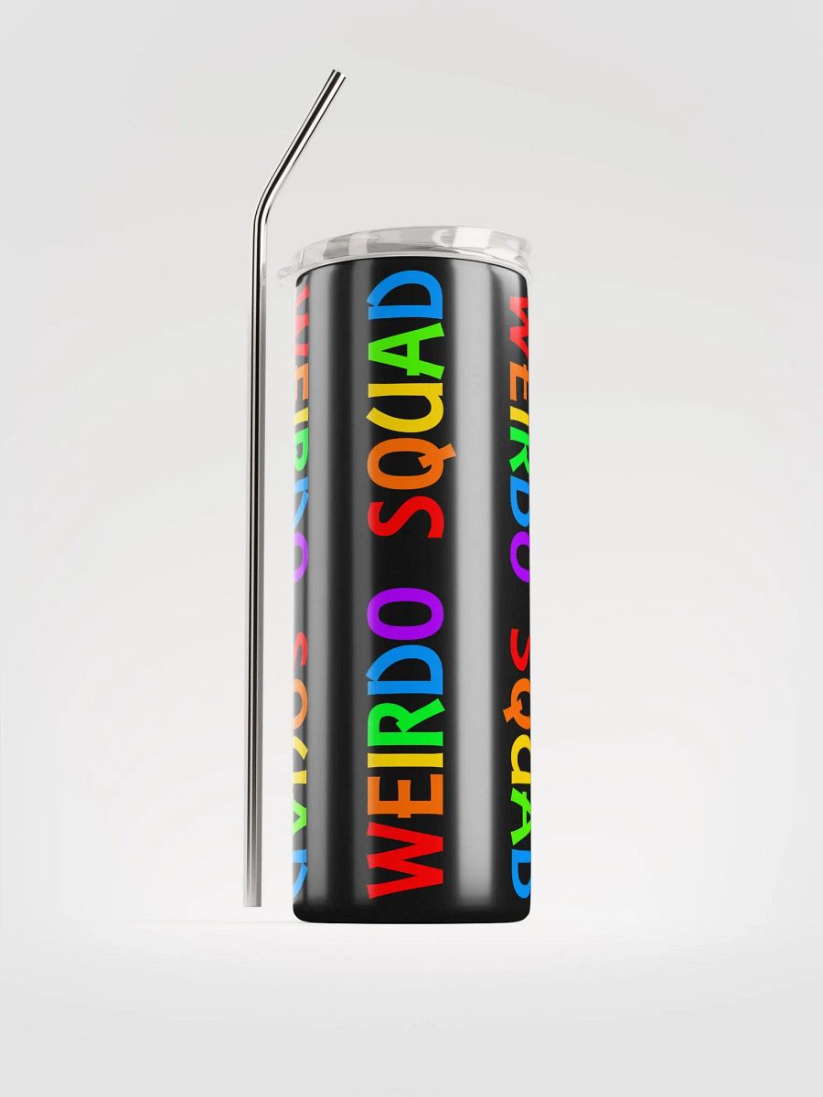 Weirdo Squad Rainbow - Stainless Steel Tumbler w/ Straw product image (2)