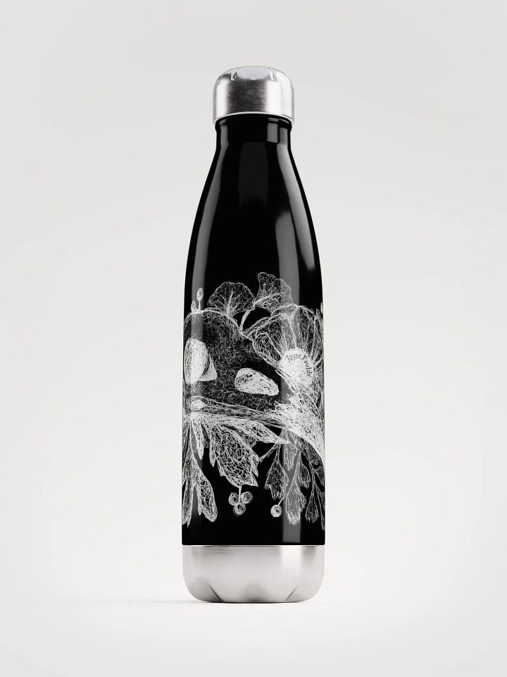 Raven Skull Stainless Steel Water Bottle product image (1)