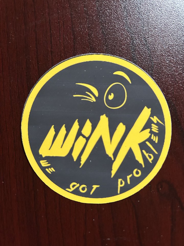 Wink Logo Sticker product image (1)