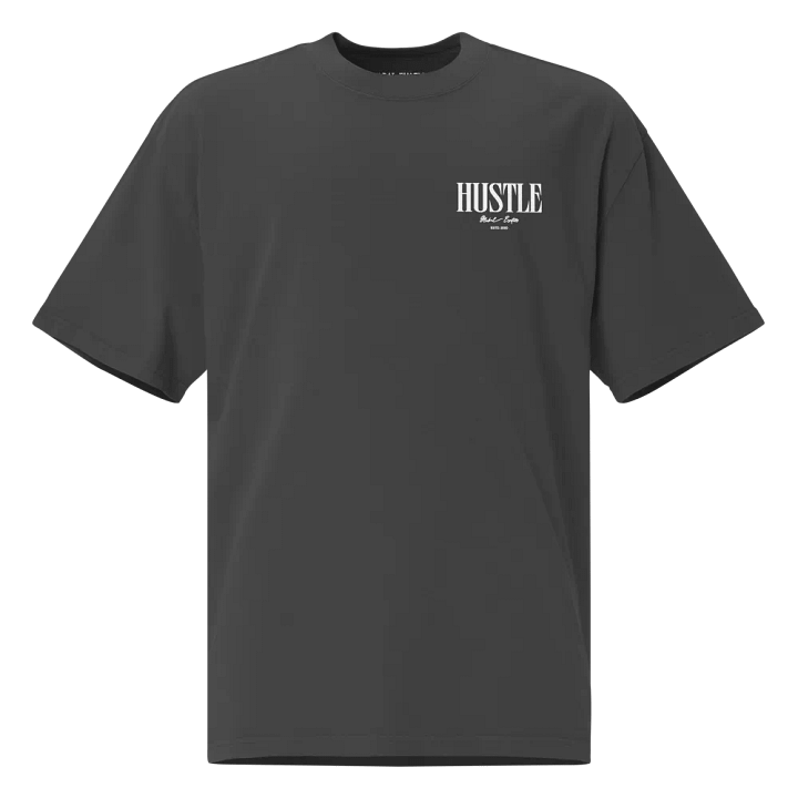 Premium Hustle Oversized Boxy, Fit Faded T-Shirt By Global Exotics product image (1)