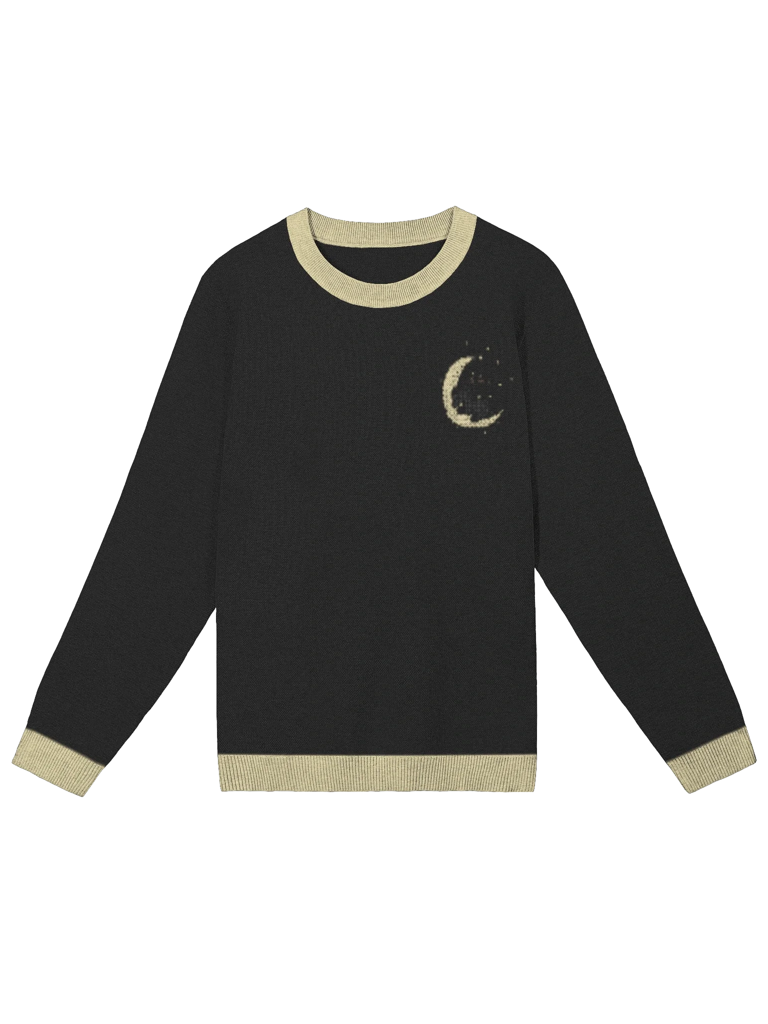 Sleepy Moon Knitted Crewneck Sweater Classic Fit product image (5)