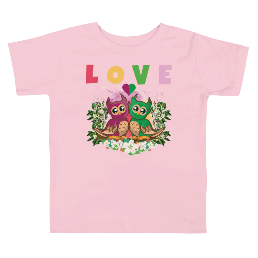 Love Colorful Funny Cute Bella +Canvas Toddler T-Shirt – Best Gift for Kids product image (3)