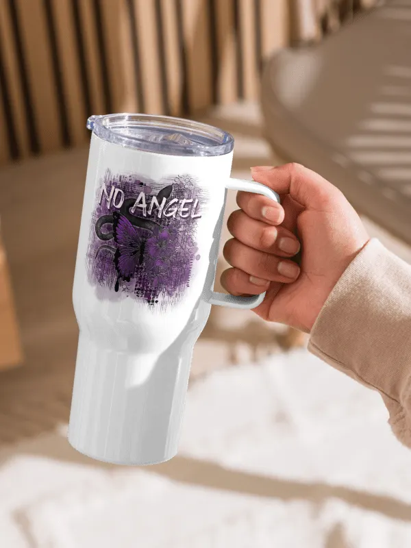 No Angel Purple Soft Grunge Travel Mug w/ Handle product image (1)