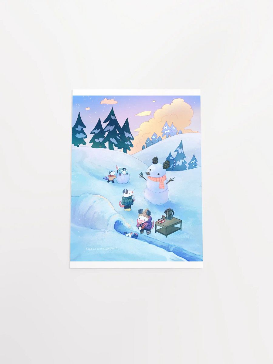 Snow Adventures Possum Print product image (3)