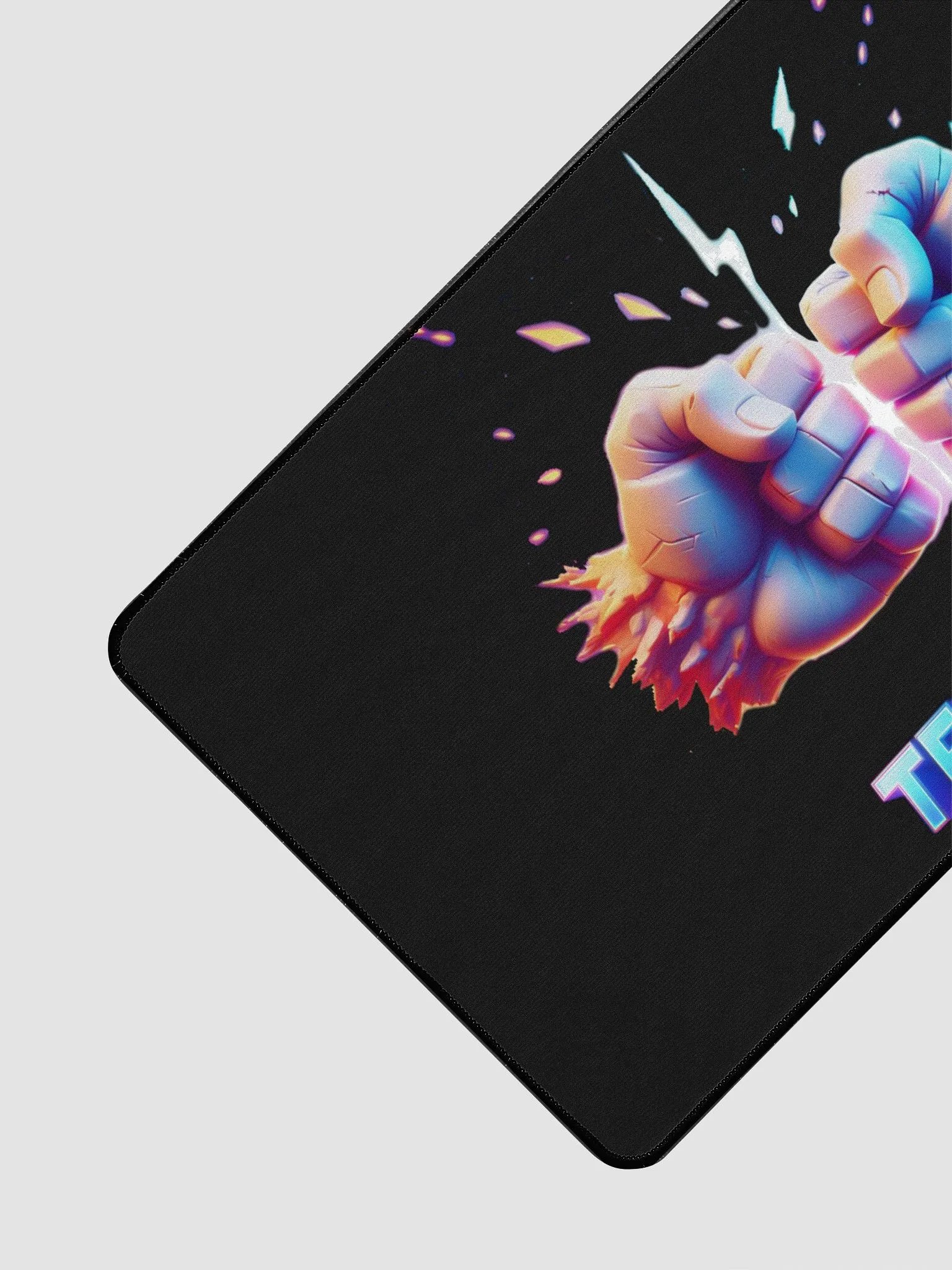Fist Bump: Desk Mat [Black] product image (1)