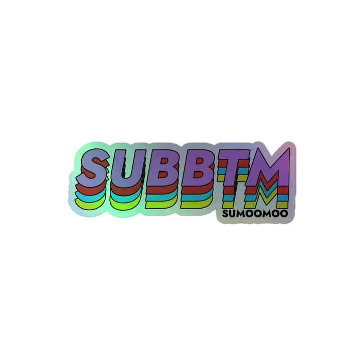 Holographic SUBBTM Sticker product image (1)