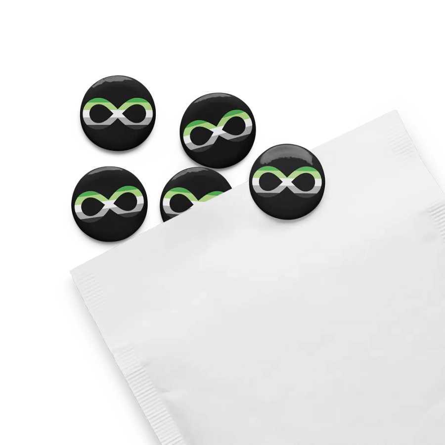 Aromantic Autistic Infinity Pin Set product image (4)