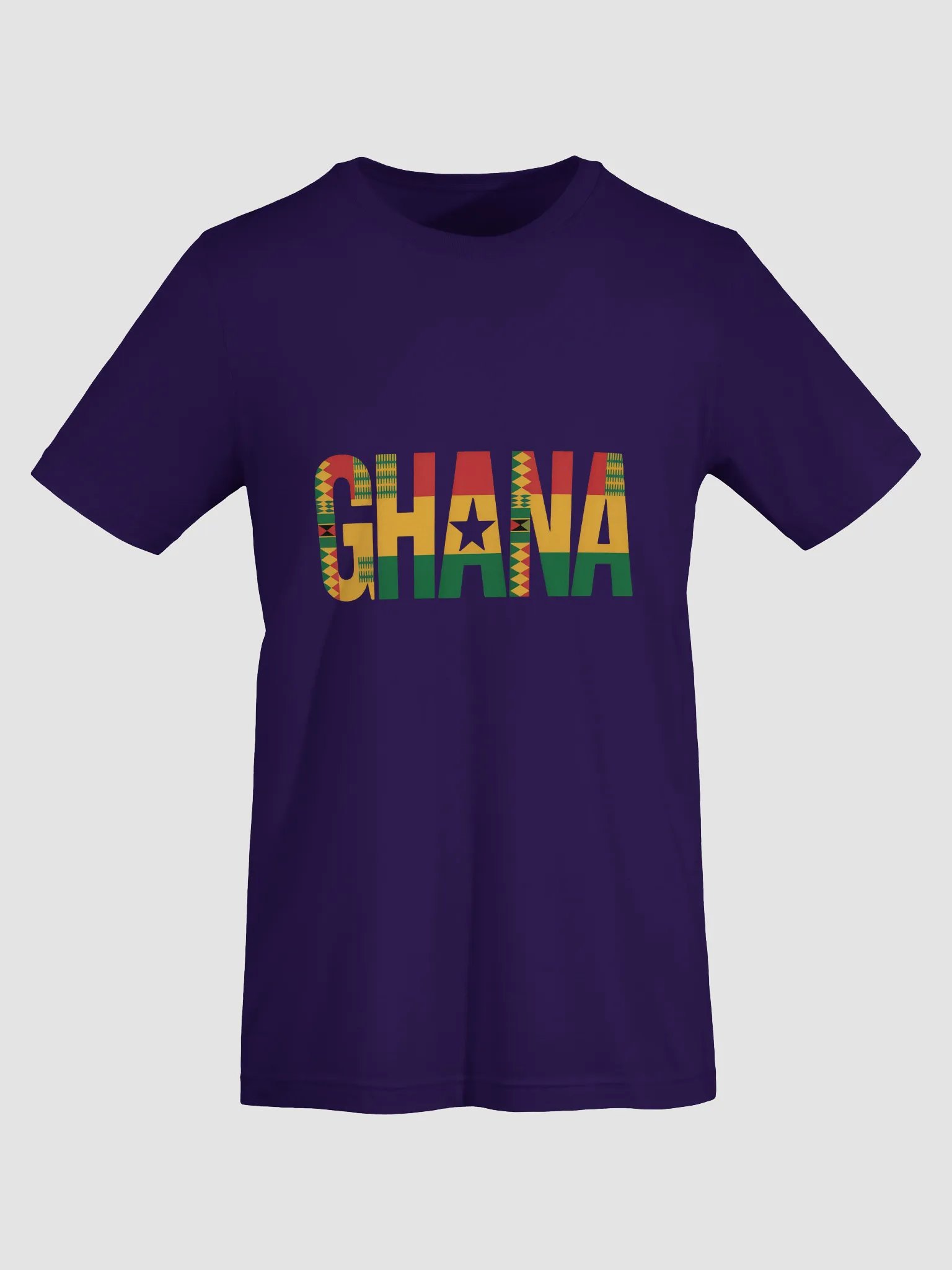 Ghana Flag Ghanian Kente Pattern Supersoft T-shirt product image (67)