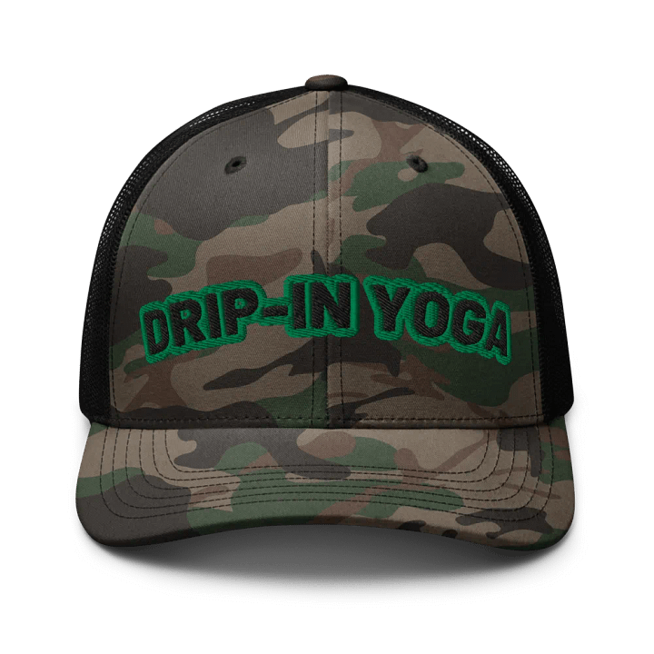 Drip-In Yoga Camo Trucker Cap product image (1)