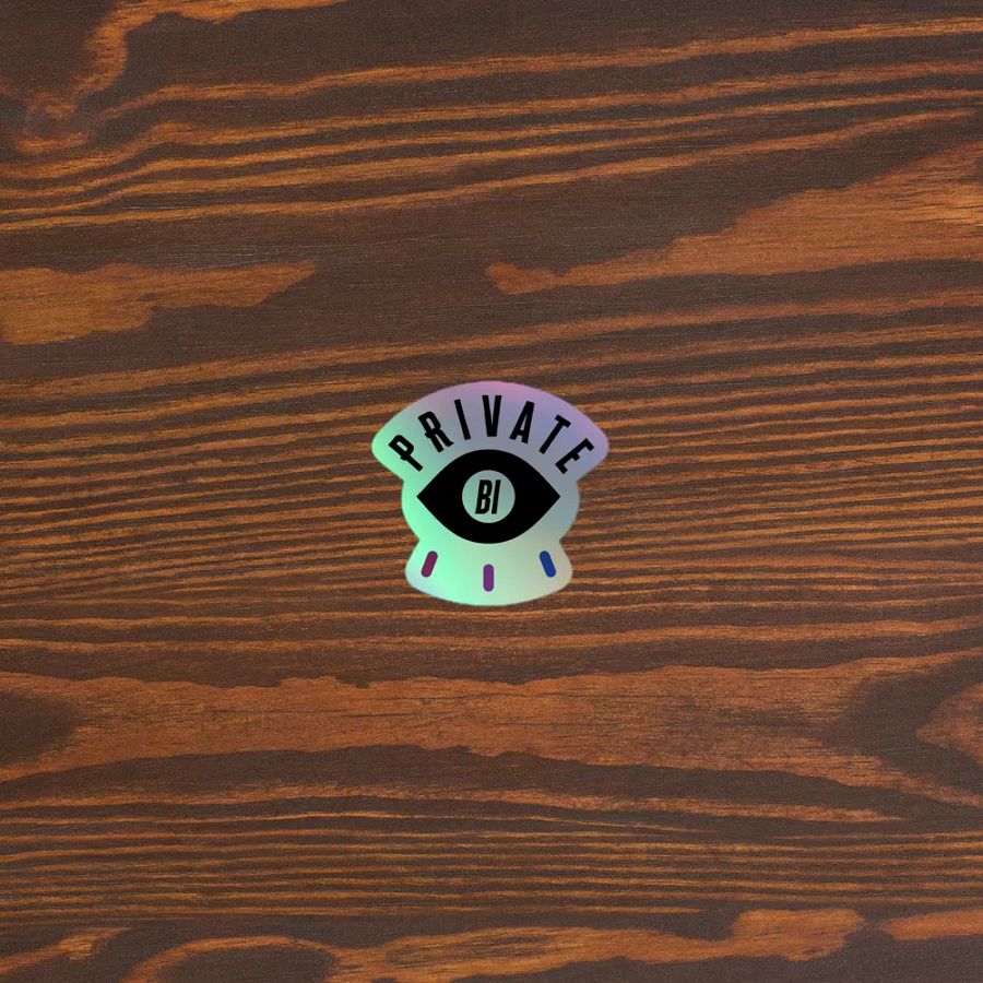 Private Bi Holographic Sticker product image (3)