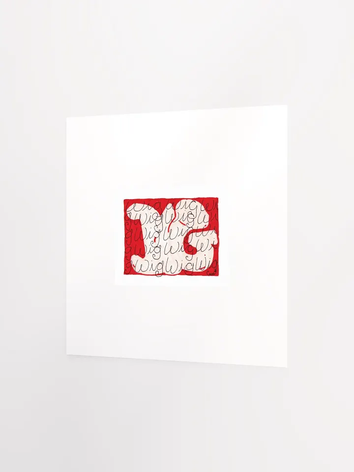 big wig panel card print product image (2)