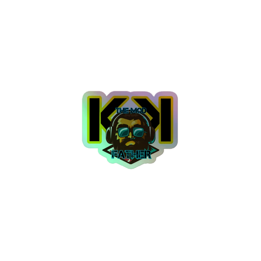 themodfather holographic stickers product image (1)