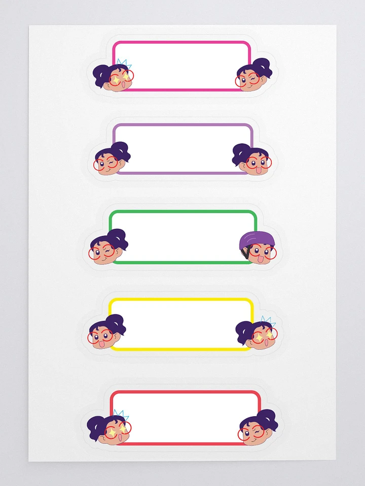 Ana Emoji Name Tag Set - Large product image (1)