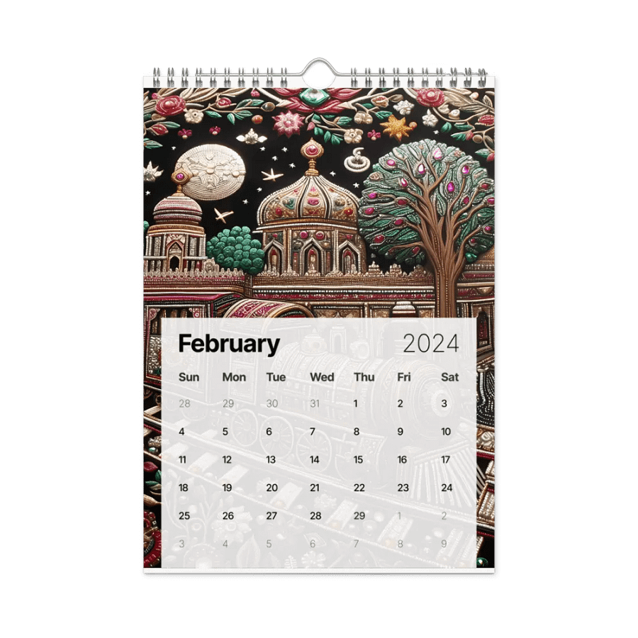 Indian themed calendar product image (7)