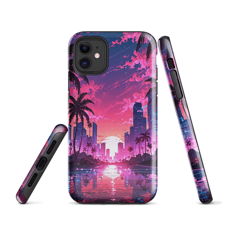 Sunset Cityscape iPhone Tough Case product image (1)