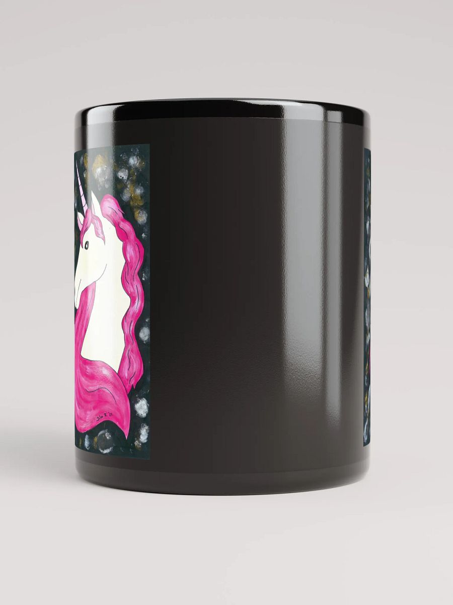 Unicorn - acrylic painting picture - (art by Dina R.) - Black Glossy Mug product image (10)