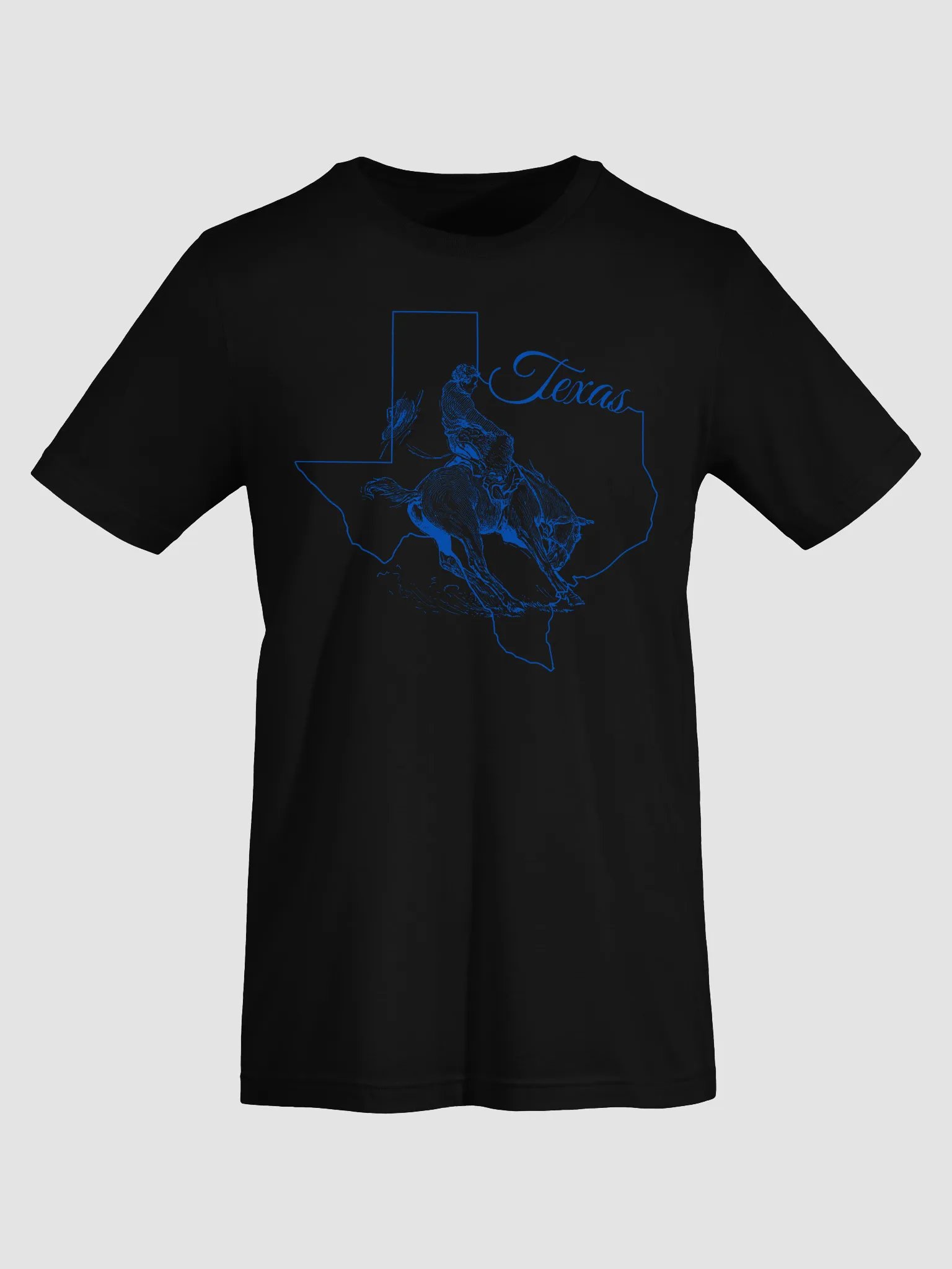 🤠 Rodeo Cowboy in Texas Outline T-Shirt | Bella+Canvas Unisex Tee | Western Line Art Design product image (47)
