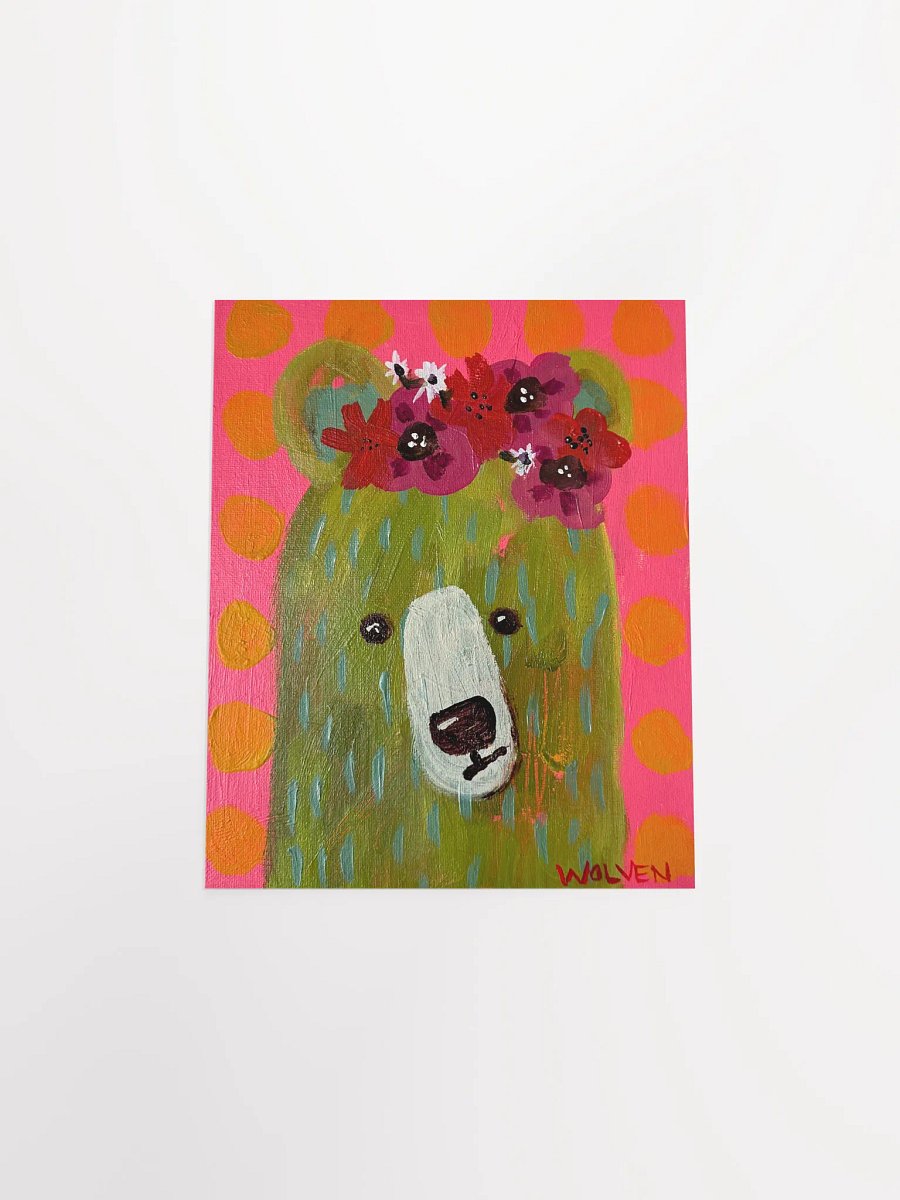 Custom Print: Olive – The Bear of Courage product image (4)