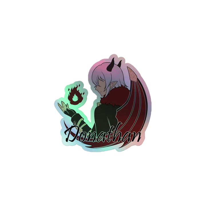 The Demon Hunter (Logo Holo Sticker) product image (1)