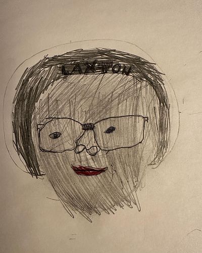 Min son @maxrombing gillar @laxtonghost och jag tror detta ska vara en bild på @tony_laxton från 2022 😂