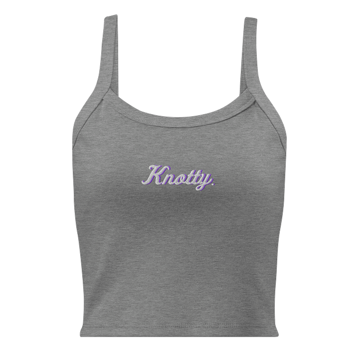New Edition Women's Micro-Rib Tank Top (Embroidered) product image (1)