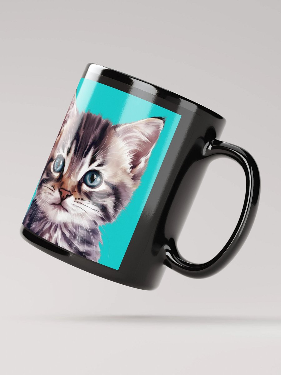 Cat Mug Turquoise product image (4)