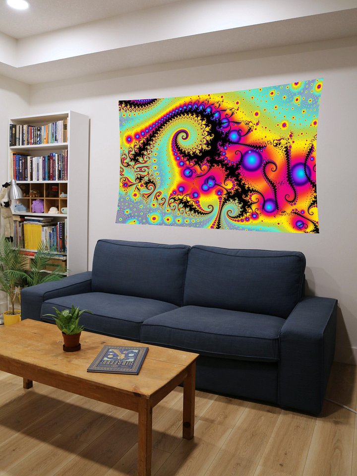 UV fractal tapestry - Purple Pearls product image (2)