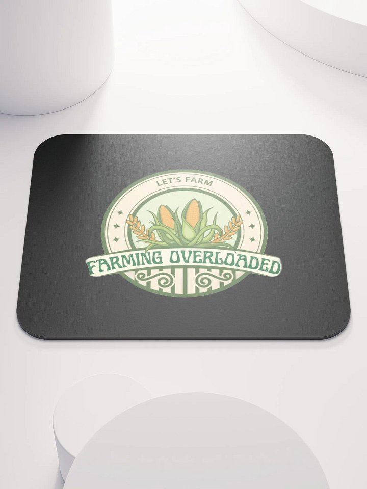 Farming Overloaded Black Classic Mouse Pad product image (1)