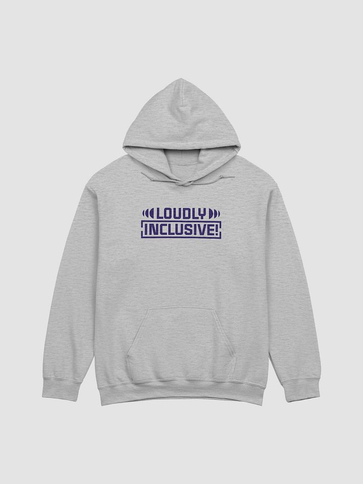 Light Hoodie with Purple Logo product image (1)