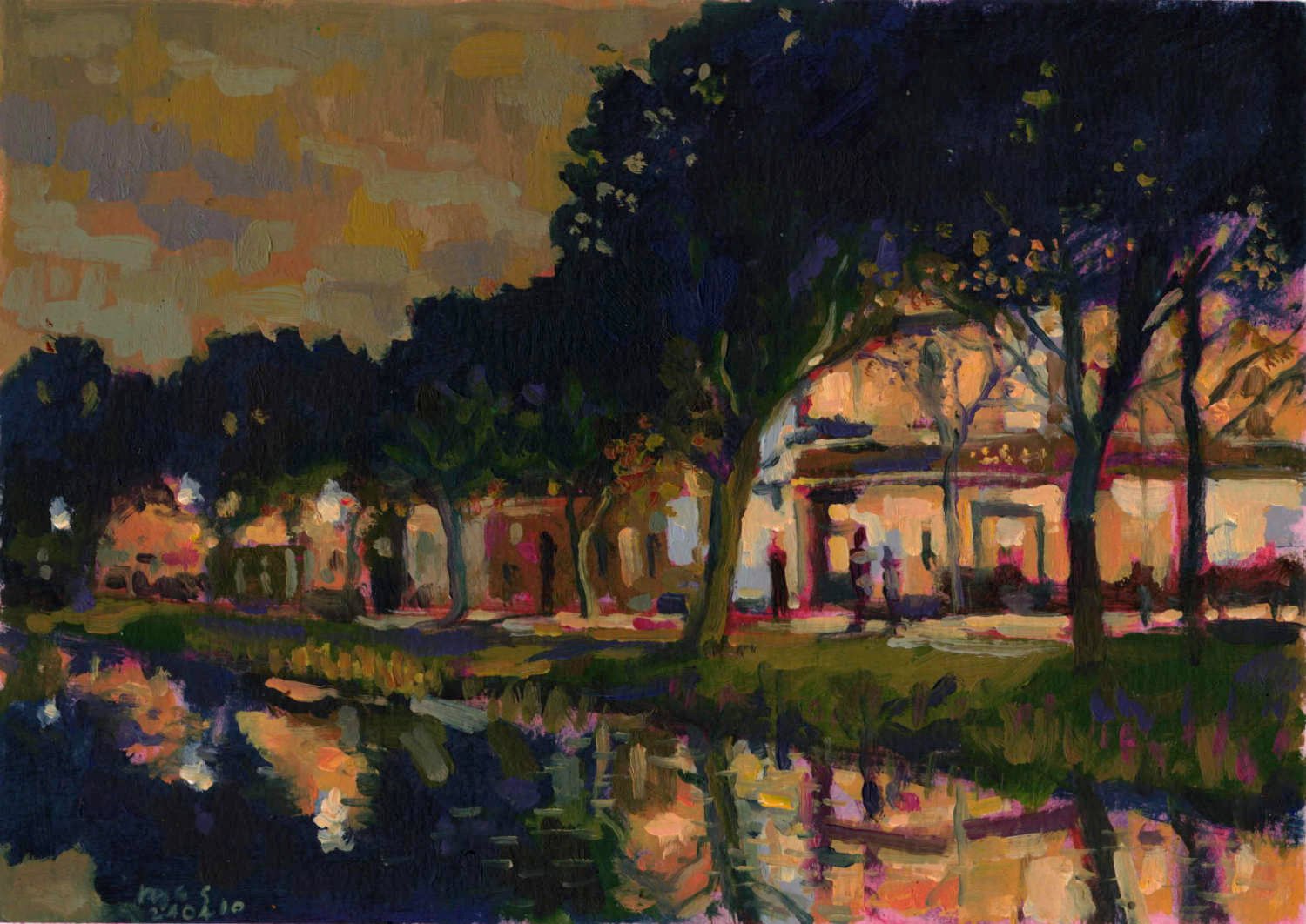 240410 Portobello Evening 2. Original Study Artwork. product image (1)