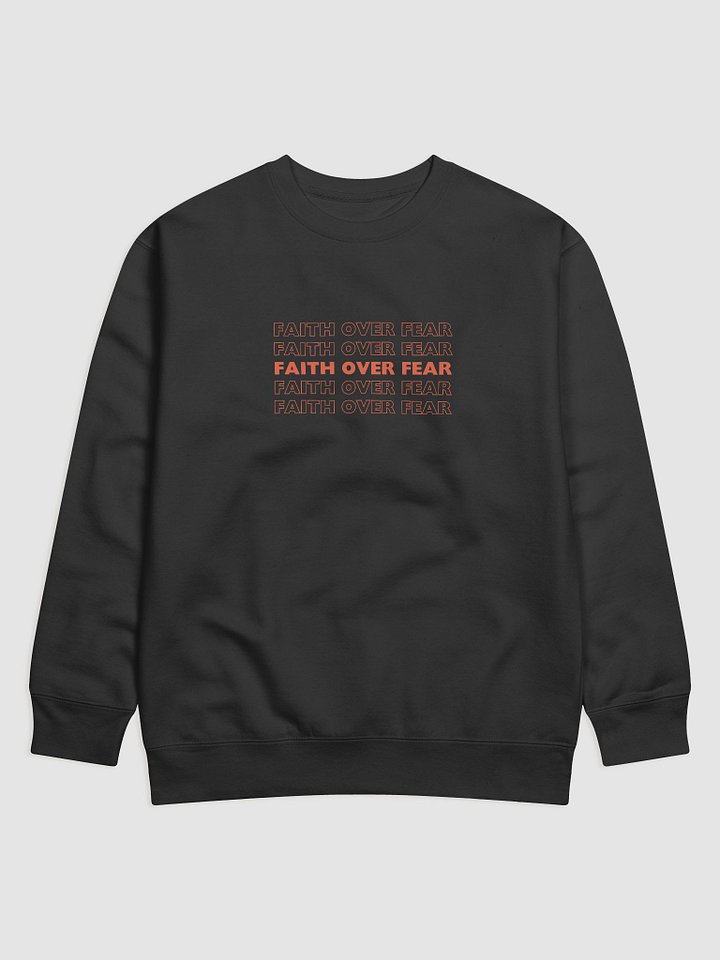 Faith Over Fear Long sleeved product image (1)