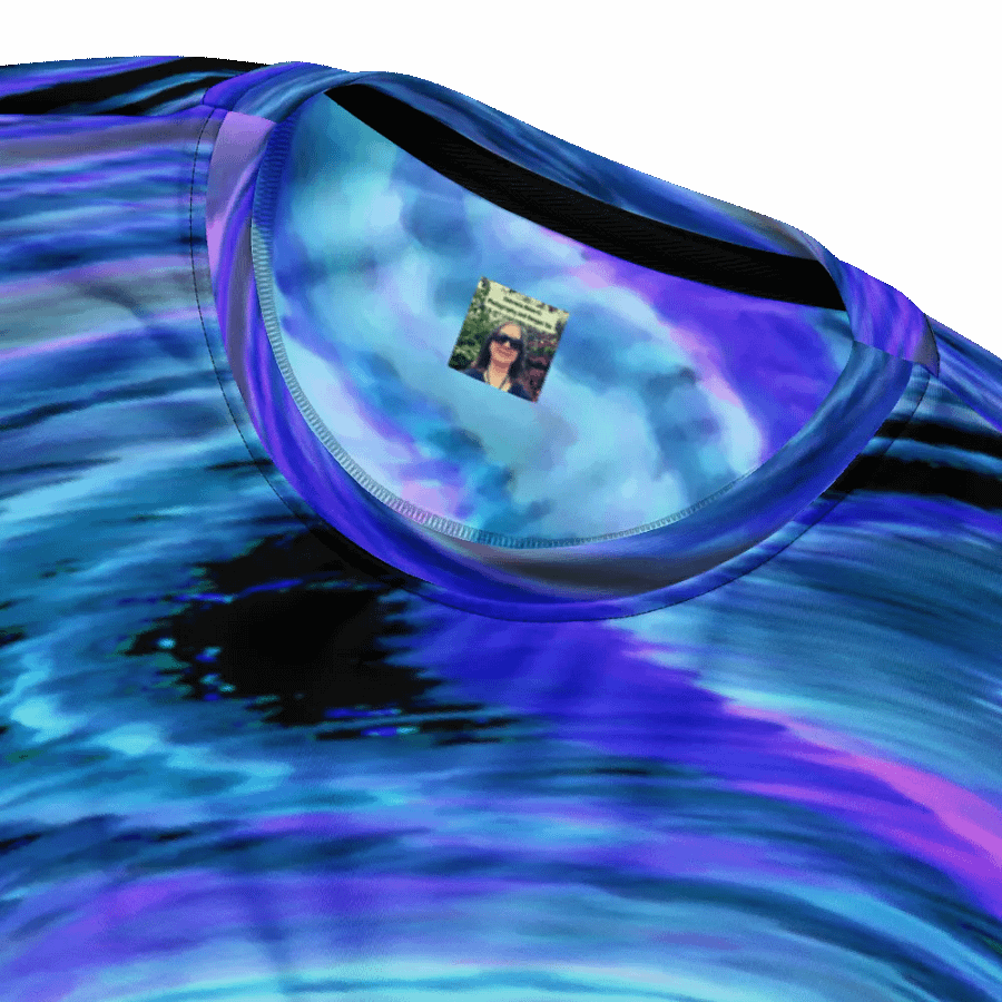 Abstract Swirling Blue Lochan's Reflection Unisex Sweatshirt product image (8)