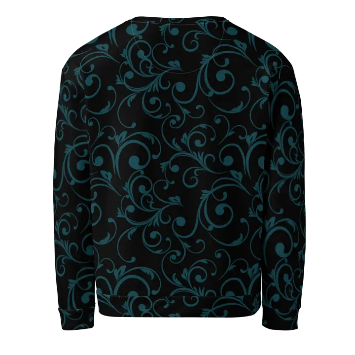 Dark Teal Twirl Sweatshirt product image (2)