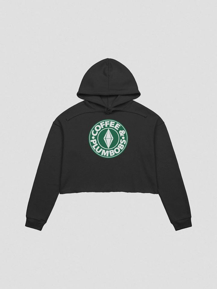 Coffee & Plumbobs Crop Hoodie product image (2)