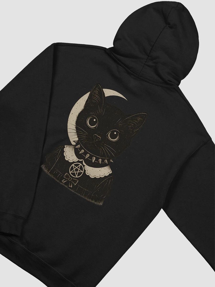 Gothic Cat Crescent Hoodie product image (4)