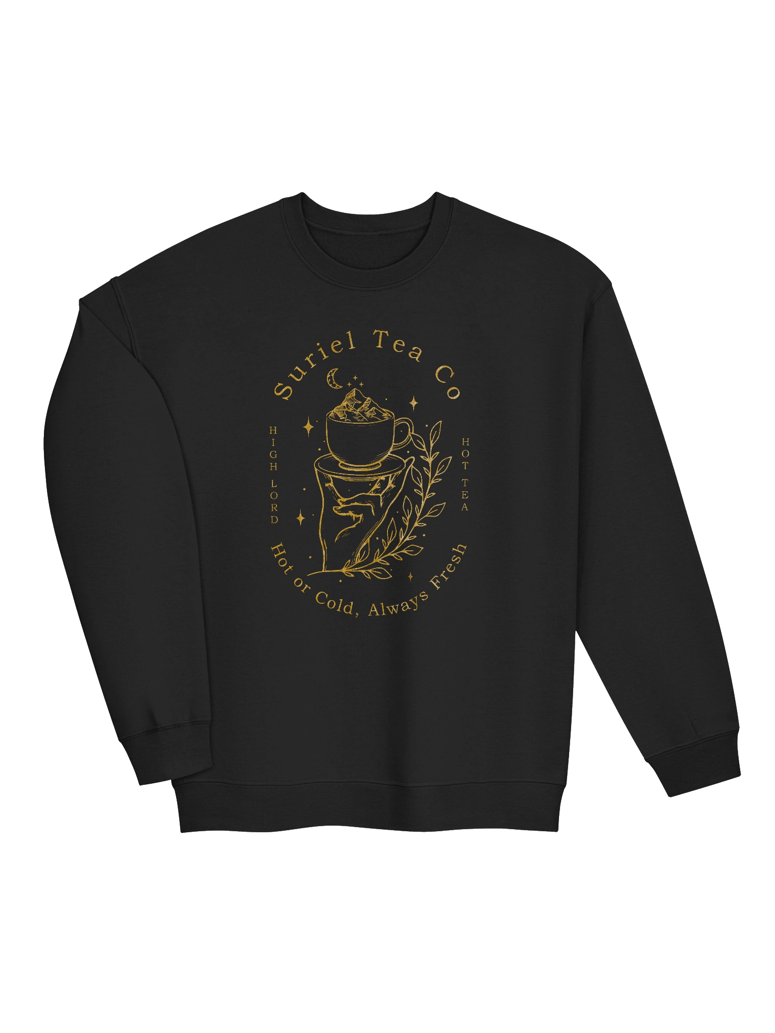 The Suriel Tea Co Suriel Tea Company Spill The Tea Velaris ACOTAR Symbol Sweatshirt 1BK2 product image (3)